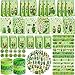 LSJDEER 122PCS Pickles Party Favors Set 50 Stickers 12 Assemble Stickers 12 Button Badges 12 Mini Notepads 12 Slap Bracelets 12 Rubber Bracelets 12 Goodie Bags for Pickle Birthday Supplies - Image 2