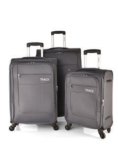 Track TRACK Luggage fabric set 3 pieces, 28/24/20 inch - Grey  - Image 1
