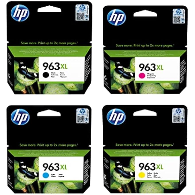 3YP35AE 963XL HIGH YIELD ORIGINAL INK CARTRIDGE, BLACK/CYAN/MAGENTA/YELLOW, MULTIPACK - Image 1