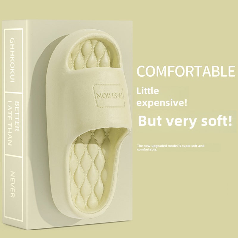 Summer EVA Slippers Non-slip Odor-resistant for Women and Men Green 