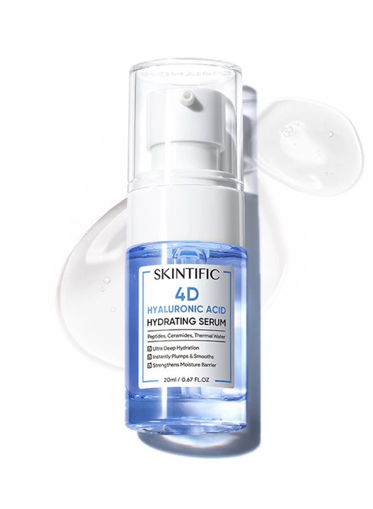 سكينتفيك سيروم سكينتيفيك 4D المرطب بحمض الهيالورونيك النقي، سيروم رذاذ متوهج لترطيب بشرة الوجه (20 مل) - Image 1