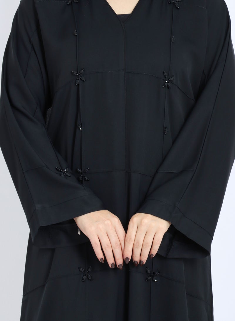 Modern Crystal Abaya AIK5032
