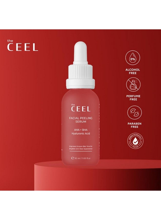 the CEEL Facial Peeling Serum With 10% Aha 2% Bha Saliscylic Acid Serum For Blemishes Chemical Peel At Home Glycolic Acid Peel With Hyaluronic Acidaha And Bha 1.00 Fl.Oz (30 Ml) - Image 5
