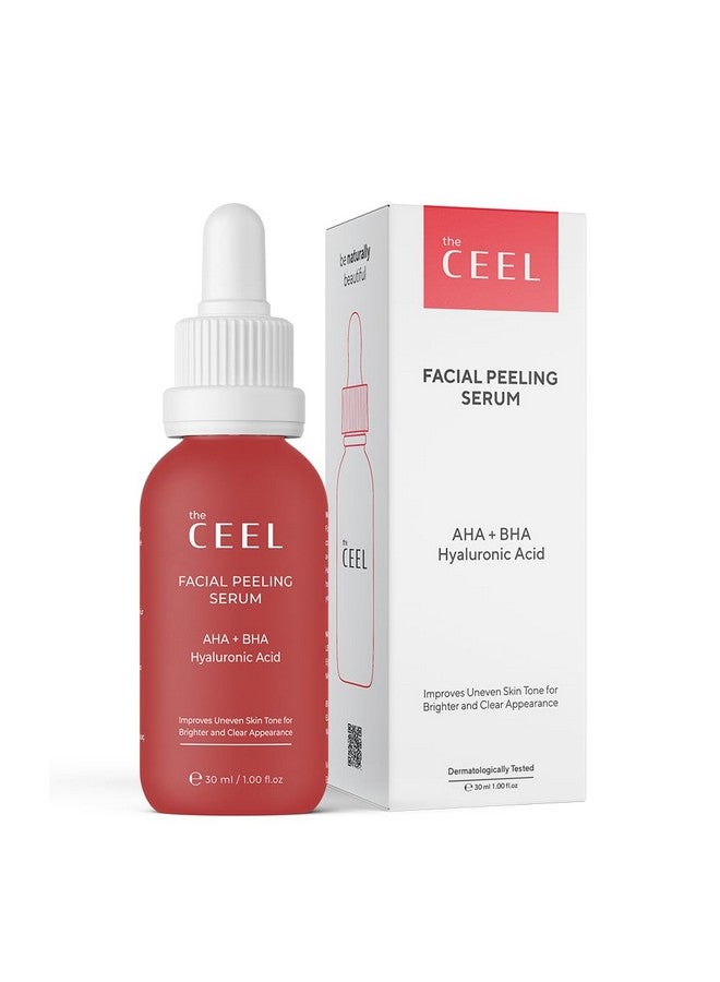 the CEEL Facial Peeling Serum With 10% Aha 2% Bha Saliscylic Acid Serum For Blemishes Chemical Peel At Home Glycolic Acid Peel With Hyaluronic Acidaha And Bha 1.00 Fl.Oz (30 Ml) - Image 1