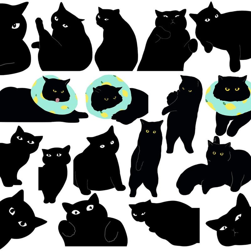 yasest Magnetic Bookmarks - 18 Pieces Assorted Cute Book Markers Clip Set for Teachers Students Book Lovers Reading, for School Office Home Supplies, Kawaii Cat Magnet Page Markers - Image 1
