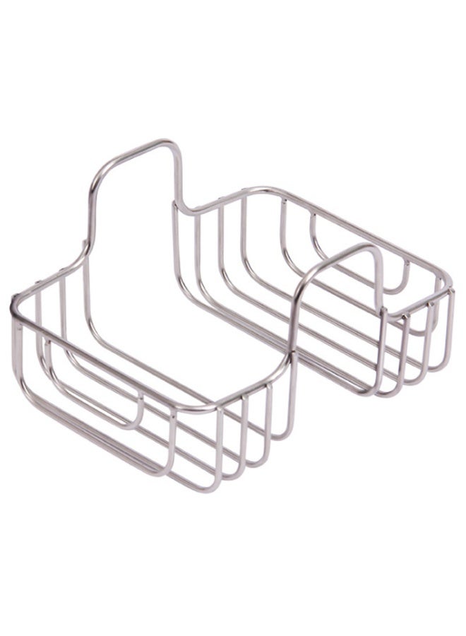 Stainless Steel Sponge Holder for Kitchen Sink – Double Hanging Storage Rack for Dish Brush and Sponge, Quick-Drying Drainage Organizer - Image 5
