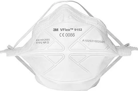 ثري ام N95 Flex FFP2 Mask Without Valve Sterile White Gelatin