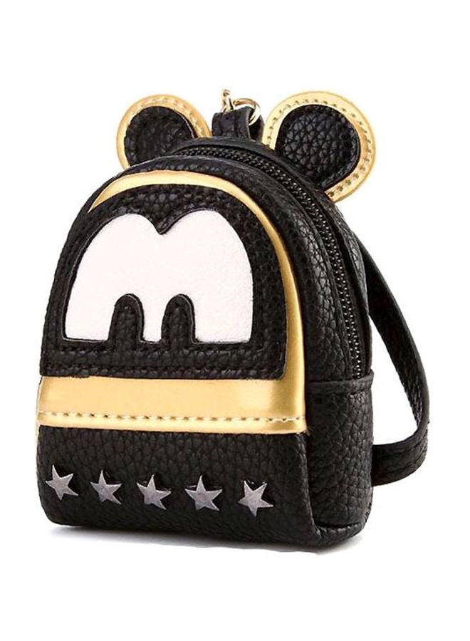 NIBEMINENT Mickey Backpack Shape Coin Pouch Wallet Keyholder Key Chain