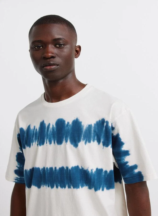 Springfield  Tie-dye T-shirt for Men | Best Price UAE