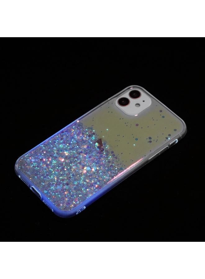 زبون جراب لهاتف iPhone 11 بإطار شفاف من مادة TPU اللامعة اللامعة - Image 4