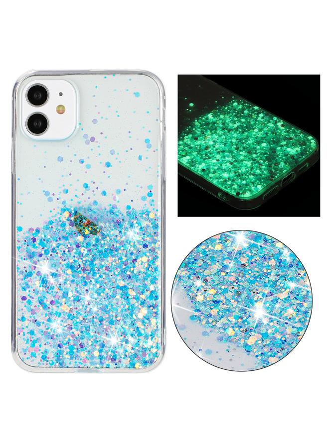 زبون جراب لهاتف iPhone 11 بإطار شفاف من مادة TPU اللامعة اللامعة - Image 1