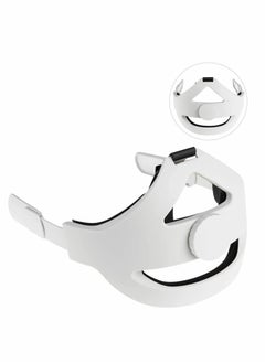 Y&D Head Strap Compatible for Oculus Quest 2, Replacement Elite Strap, Adjustable Comfortable with Cushion, Reduce Pressure 2 Headset (White)  - Image 1