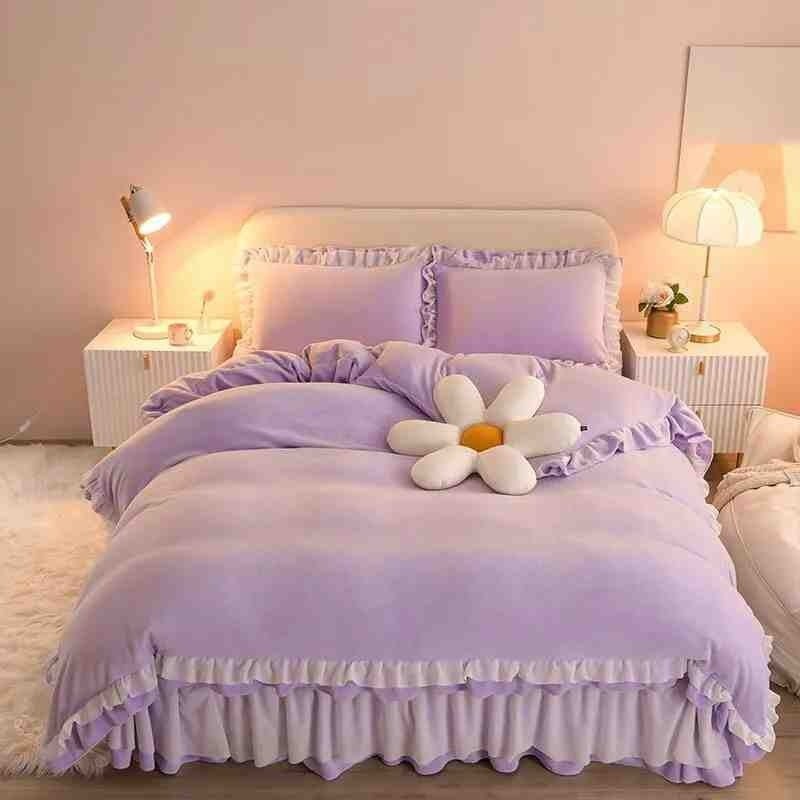 Ayzen Home Frilly Duvet Cover 