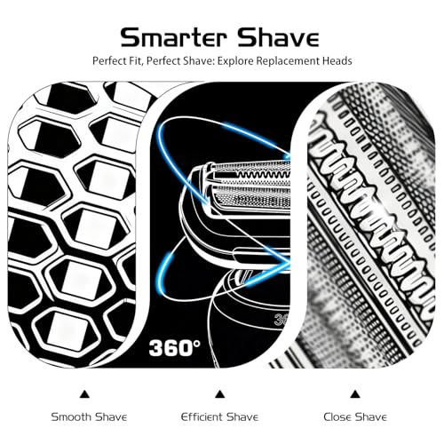 Pinkind 73S Series 7 New Generation Shaver Replacement Head for Braun S7 Electric Shavers - Compatible with Braun Shaving Razor Model 7020s, 7025s, 7027 cs, 7071cc, 7075cc, 7085cc - Image 2