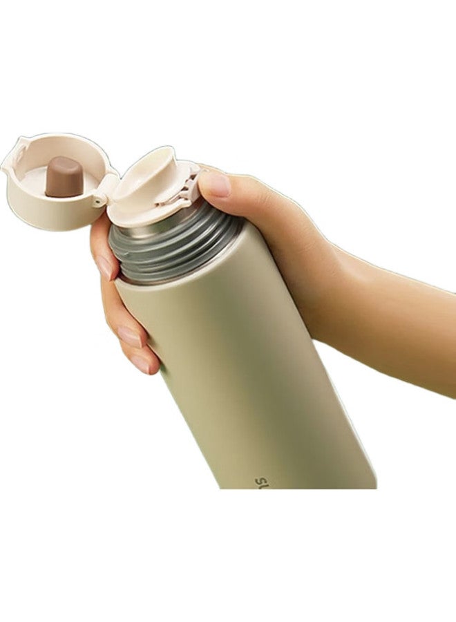 Supor Insulated Mug, 316L Stainless Steel, Portable Tea Cup, Ink Green, 500Ml Large Capacity, Kc50Hy30 - Image 1