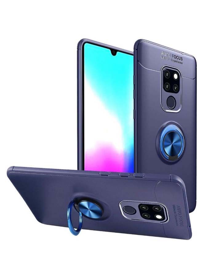 NIBEMINENT Protective Case Cover With Ring Holder For Huawei Mate 20 X Purple - Image 1