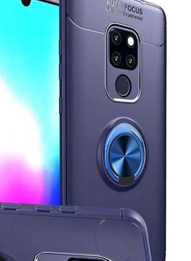 NIBEMINENT Protective Case Cover With Ring Holder For Huawei Mate 20 X Purple - Image 2