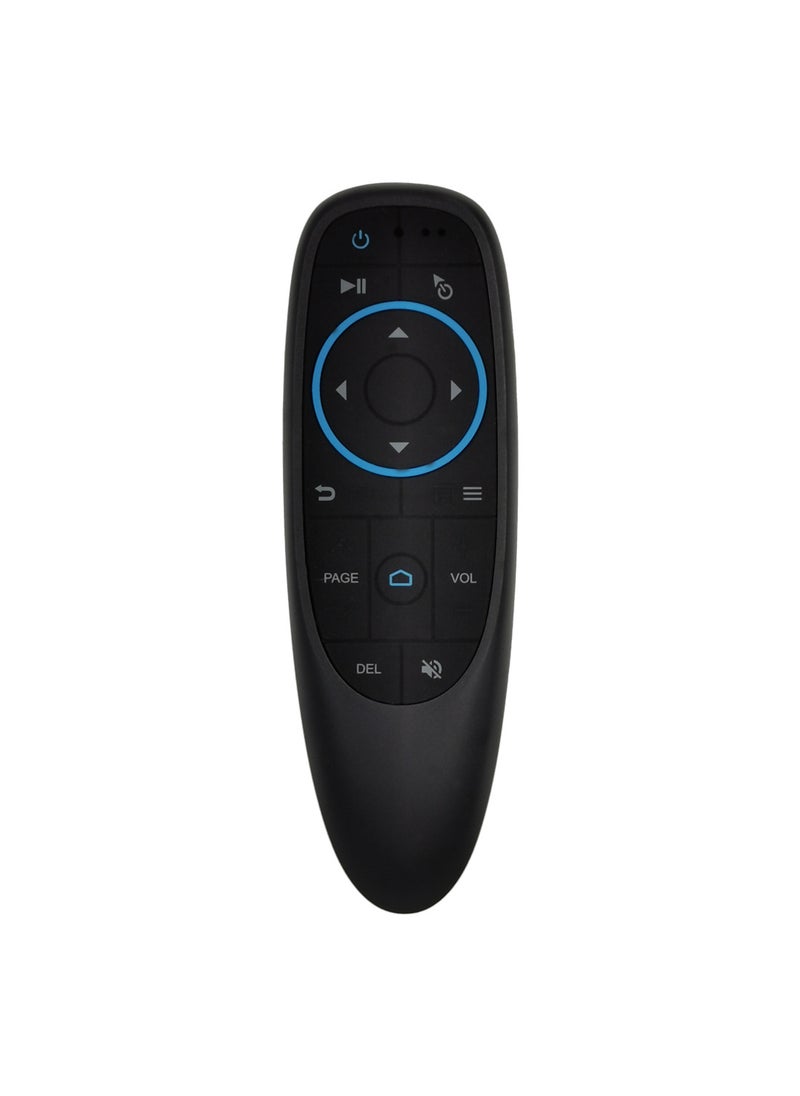 Generic - G10BTS Bluetooth flying squirrel Bluetooth remote control infrared learning Android TV box remote control Black - Image 1