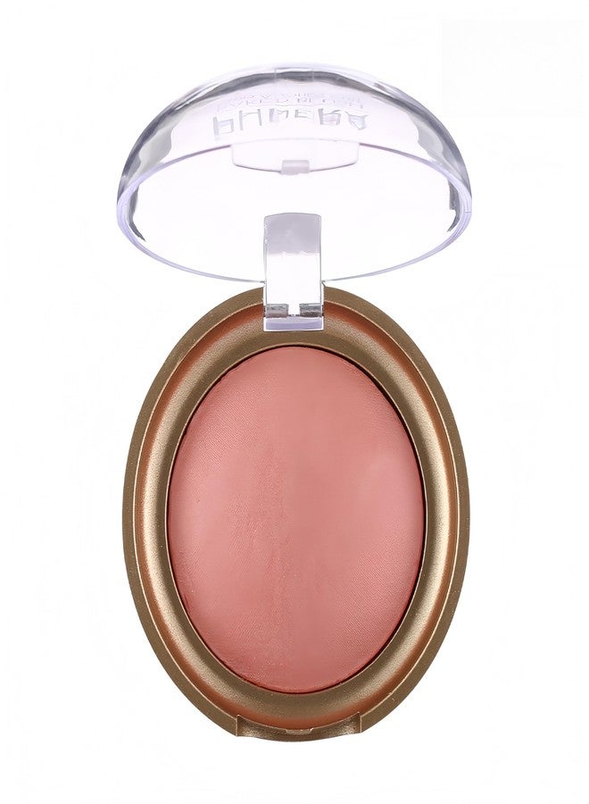 MAEPEOR Powder Baked Blush 6 Colors Natural Glow Marbleized Baked Powder Blush Lightweight Buildable Shimmer Blusher (03 ETHEREAL) - Image 1