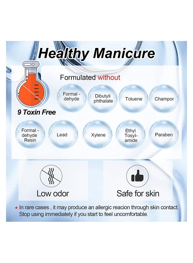 TUZ Gel Nail Polish Top Coat Soak off UV LED Drying Long 15ml - Image 3