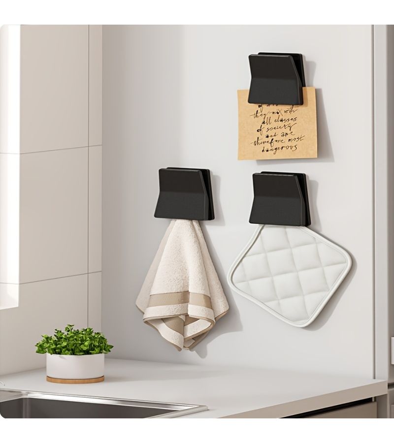 Black Kitchen Glove Organizer for Dishwashing Gloves Cloths Hanging Clamping - Image 3