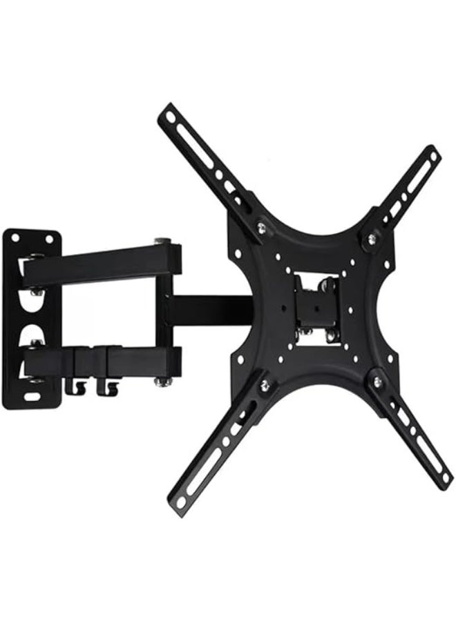 Wall-mounted TV bracket for most 14-55 inch flat screen TVs, universal wall TV mount with adjustable up and down movement, long-arm swivel bracket - Image 3