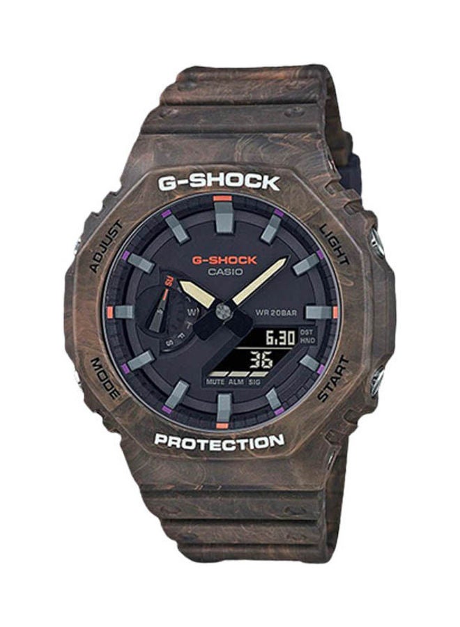 كاسيو Men Resin Chronograph Watch GA-2100FR-5ADR - Image 3