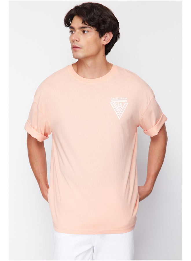 Dusty Rose Oversize/Wide Cut Crew Neck City Printed 100% Cotton T-Shirt TMNSS20TS1102 - pzsku/Z557987CC68A9B9E4A0B7Z/45/_/1730941478/06a09695-e2f8-4556-82cd-3fc5aa2d52ad