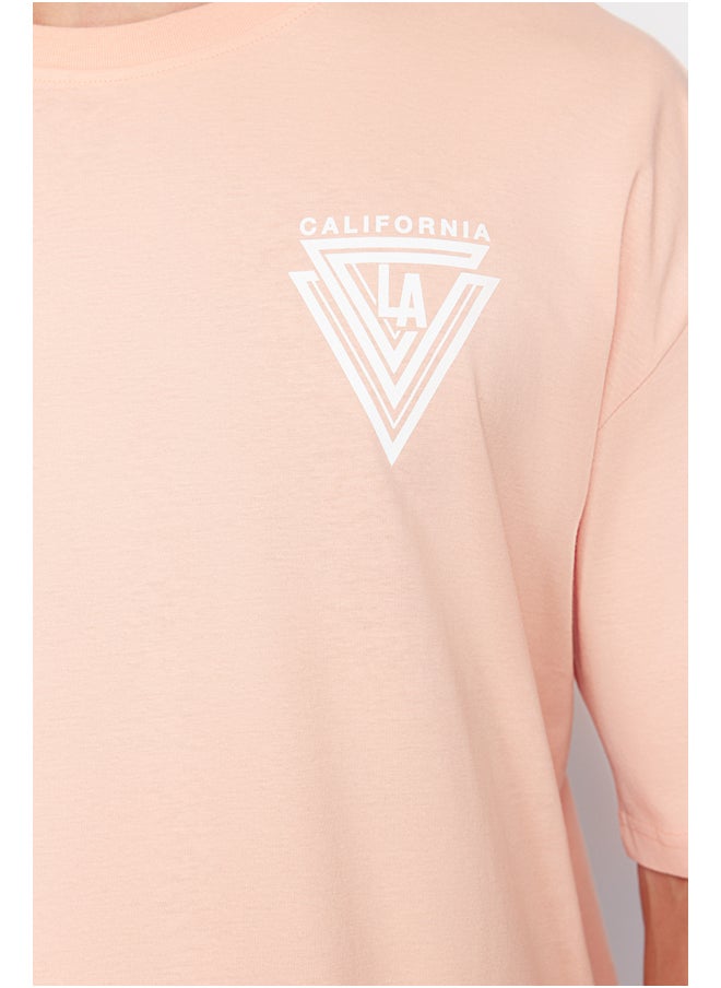 Dusty Rose Oversize/Wide Cut Crew Neck City Printed 100% Cotton T-Shirt TMNSS20TS1102 - pzsku/Z557987CC68A9B9E4A0B7Z/45/_/1730941480/4c350207-b94e-4365-8413-f037cfcb5f3f