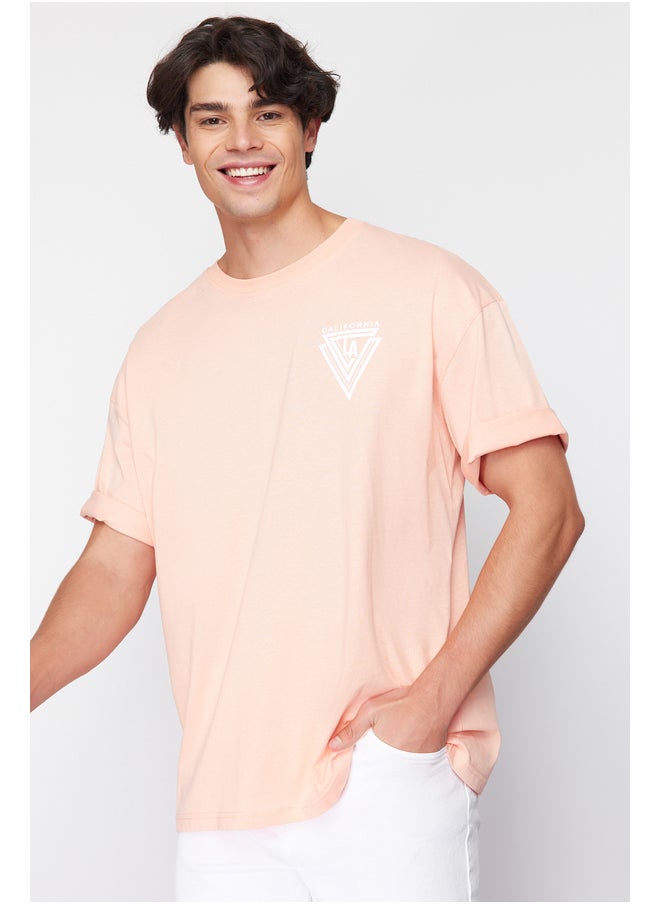 Dusty Rose Oversize/Wide Cut Crew Neck City Printed 100% Cotton T-Shirt TMNSS20TS1102 - pzsku/Z557987CC68A9B9E4A0B7Z/45/_/1730941483/8b0f1969-cab9-4b75-974b-04074851f03c