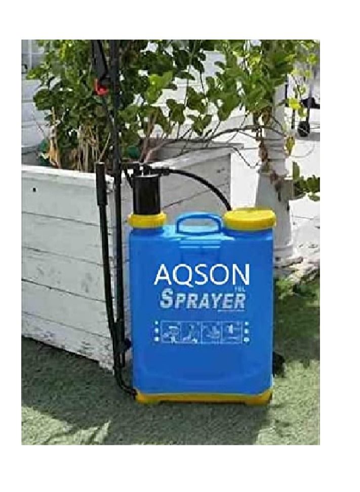 AQSON Backpack 16L High capacity manual pressure sprayer | Suitable for agricultural and horticultural purposes (16l) - Image 2
