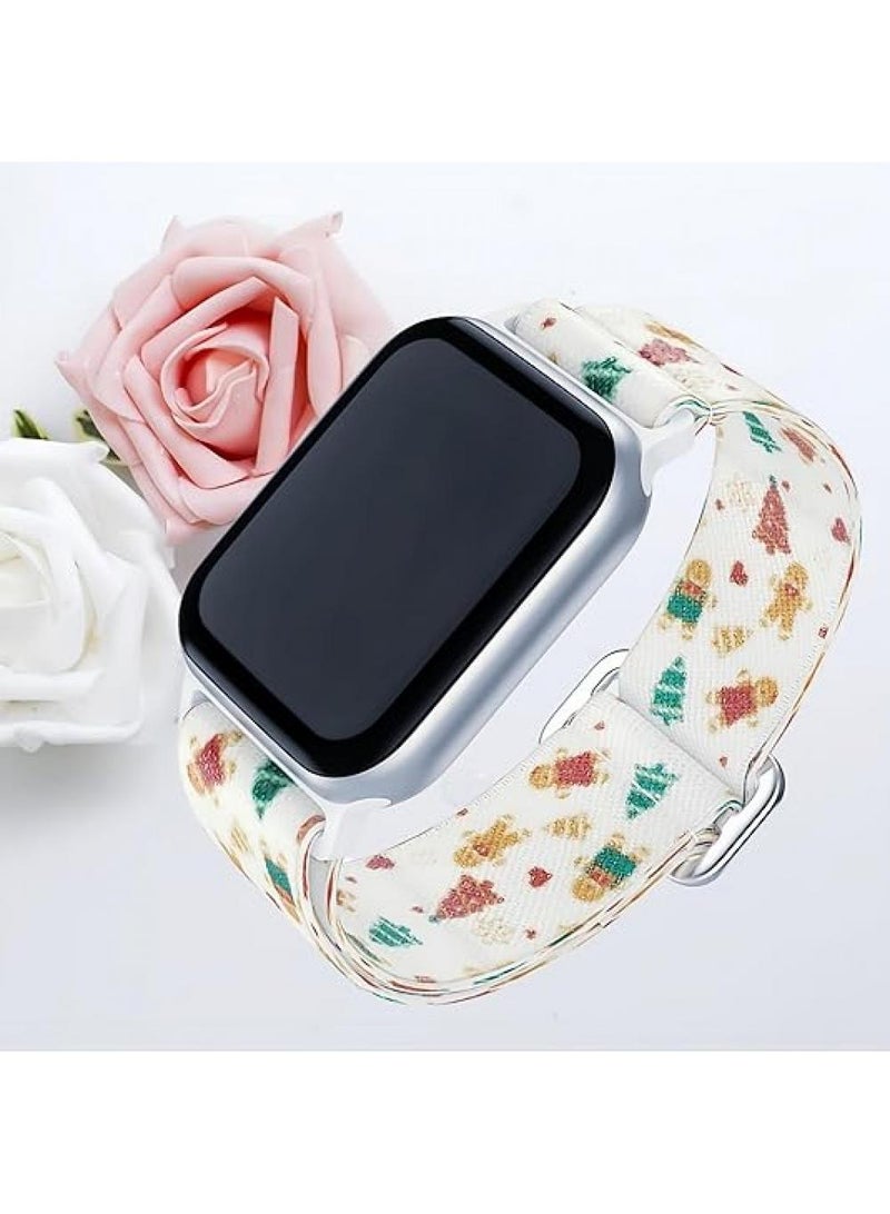 Y&D Applies To Iphone Watch 42/44/45/49mm Woven Nylon Plain Painted Strap  - Image 2
