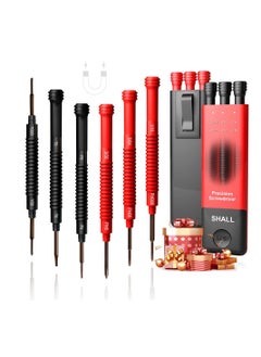 Y&D 6-Piece Precision Screwdriver Set, 12 Sizes Magnetic Small Screwdrivers Included, Double-end S2 Mini Phillips/Slotted/Torx/ Pentalobe/Triwing, Repair Tool Kit for Laptop, Watch, Electronics  - Image 1