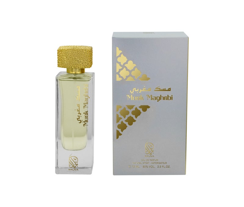 NYLAA Musk Maghribi Eau De Parfum (EDP) 75ML | Premium Unisex (Men and Women) Perfume | Long Lasting Fragrance | Daily Use Perfume - Image 4