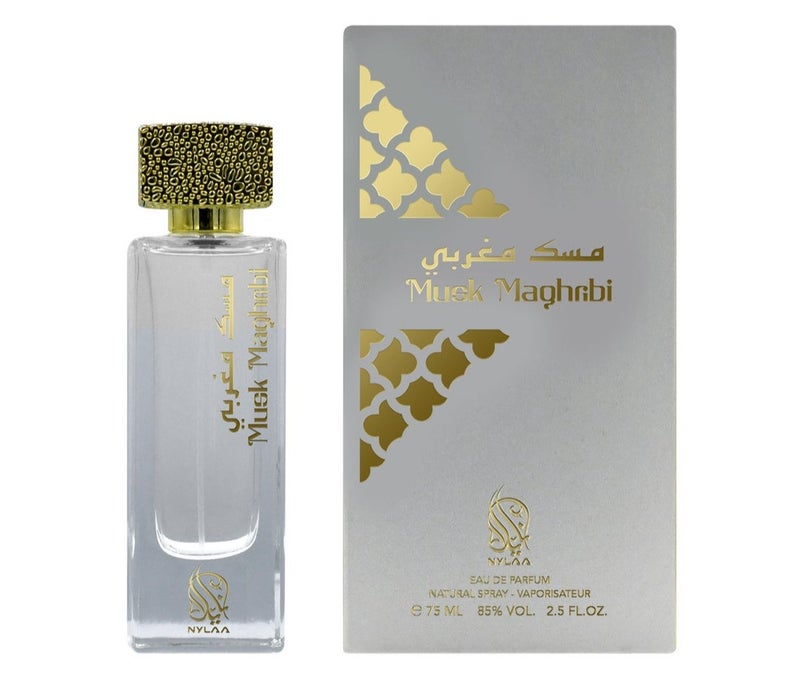 NYLAA Musk Maghribi Eau De Parfum (EDP) 75ML | Premium Unisex (Men and Women) Perfume | Long Lasting Fragrance | Daily Use Perfume - Image 1
