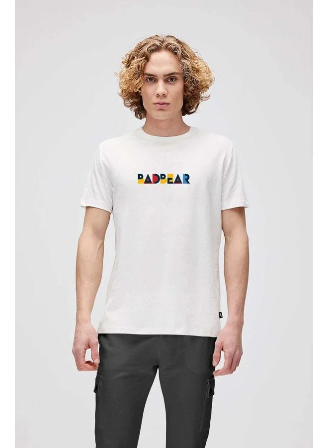 Bad Bear Retro Colors White Men's Printed T‑Shirt.