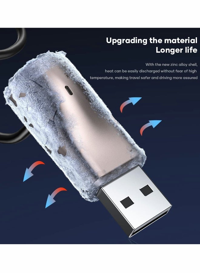 Bluetooth 5.0 Aux Adapter for Car, 3.5mm Wireless Receiver with Built-in Microphone for Hands-Free Calls, Car Bluetooth Adapter for Seamless Audio Streaming - Image 5