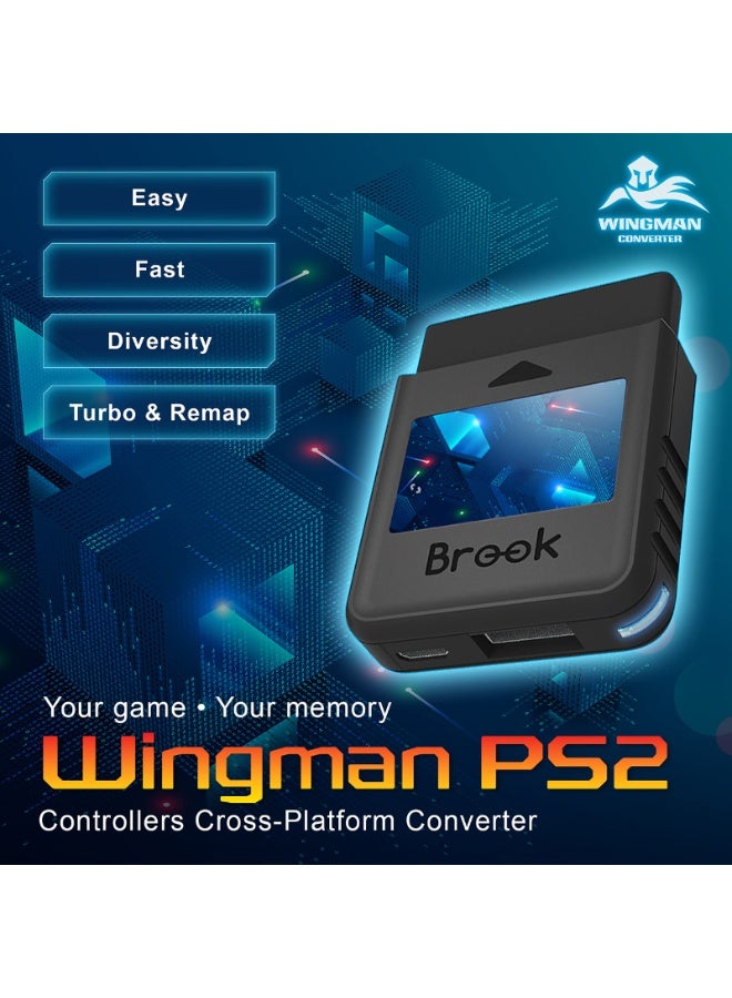Brook Brook PS2 Convertor - Wireless Version of PS4/3 to PS2/1, Retro Consoles Converter on PS2/ PS1/PS Classic Consoles, for PS Retro Consoles - Image 3