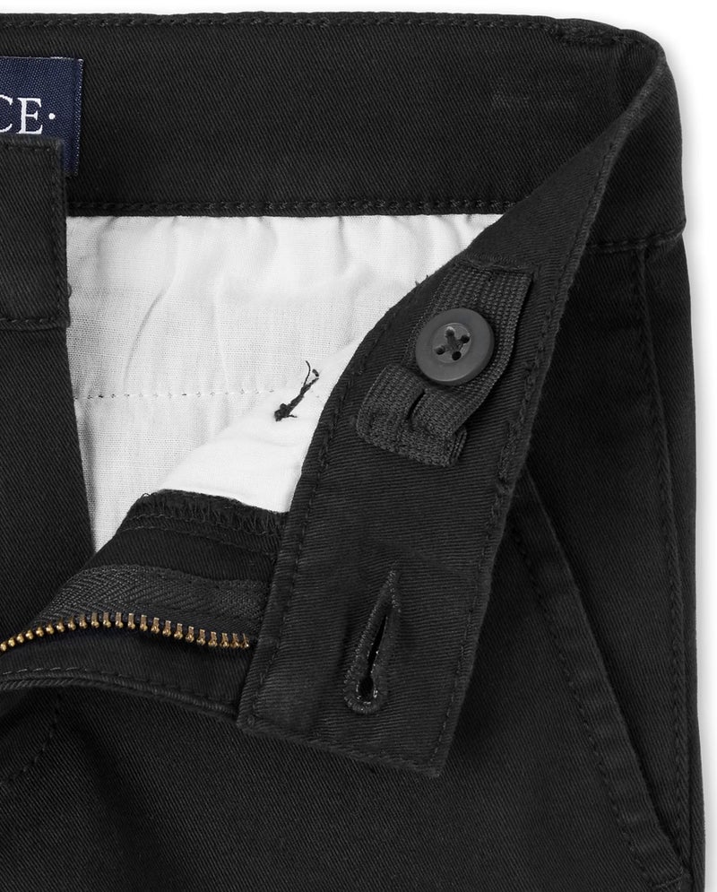 The Children's Place Boys Stretch Skinny Chino Pants,Black Single,16 - Image 2