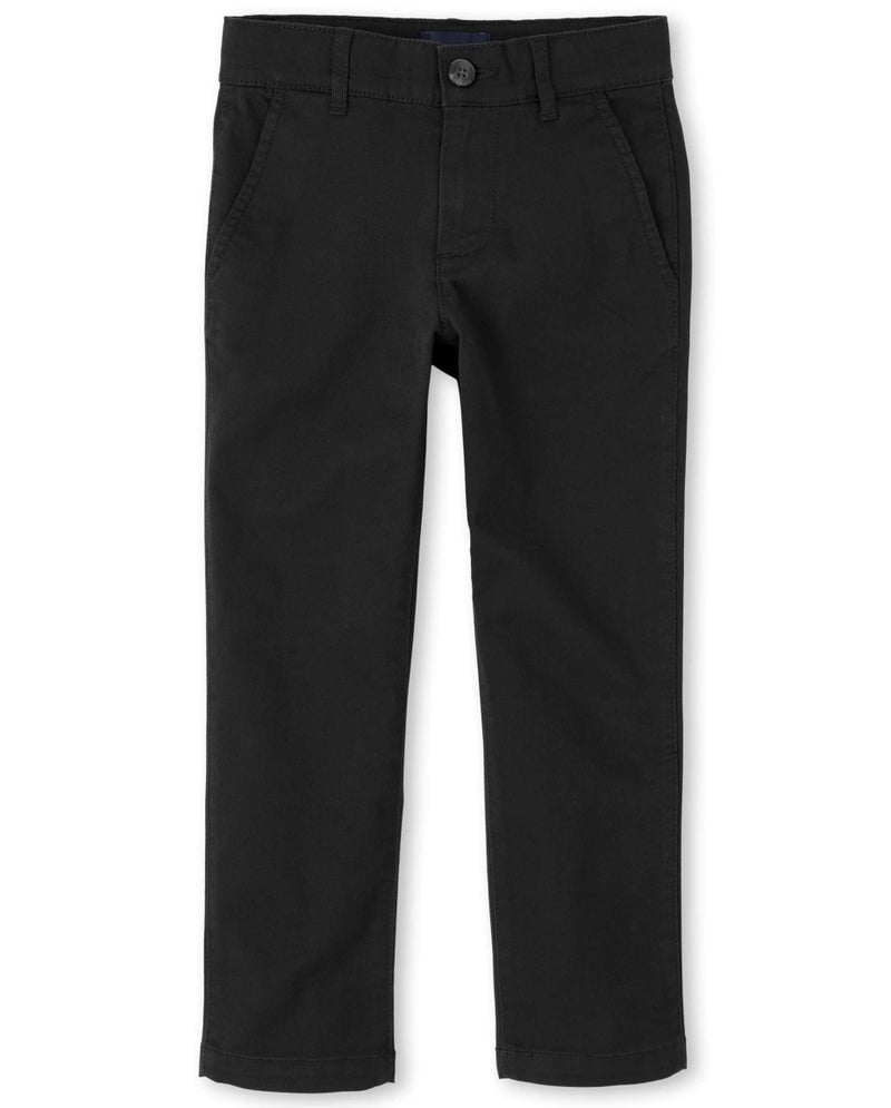 The Children's Place Boys Stretch Skinny Chino Pants,Black Single,16 - Image 5