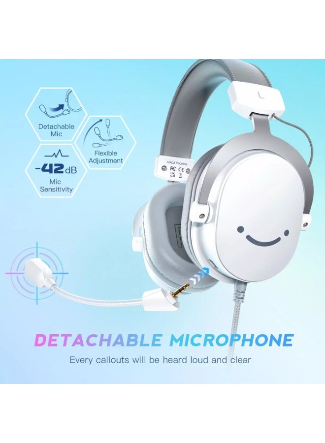 FIFINE H9 AmpliGame USB Gaming Headset - 7.1 Surround Sound - Detachable Microphone - Control Box, 3.5mm Headphones Jack - Image 2