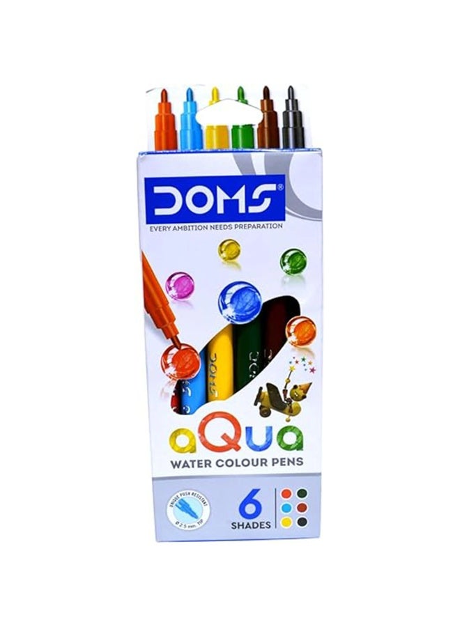 دومس أقلام تلوين مائية دومز أكوا، 6 قطع - Image 2