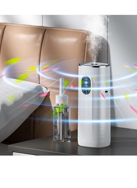 50ml Waterless Essential Oil Diffuser USB Rechargeable Lasts for 12 hours 3 levels of fragrance and of timing Small and Quiet Aromatherapy Machine for Home Office Hotel Store
