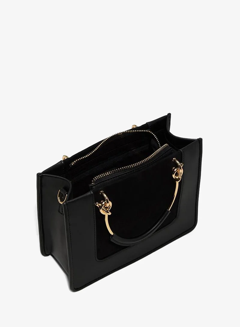 Aldo  Dafne Ladies Black Satchel Bag for Women | Best Price UAE