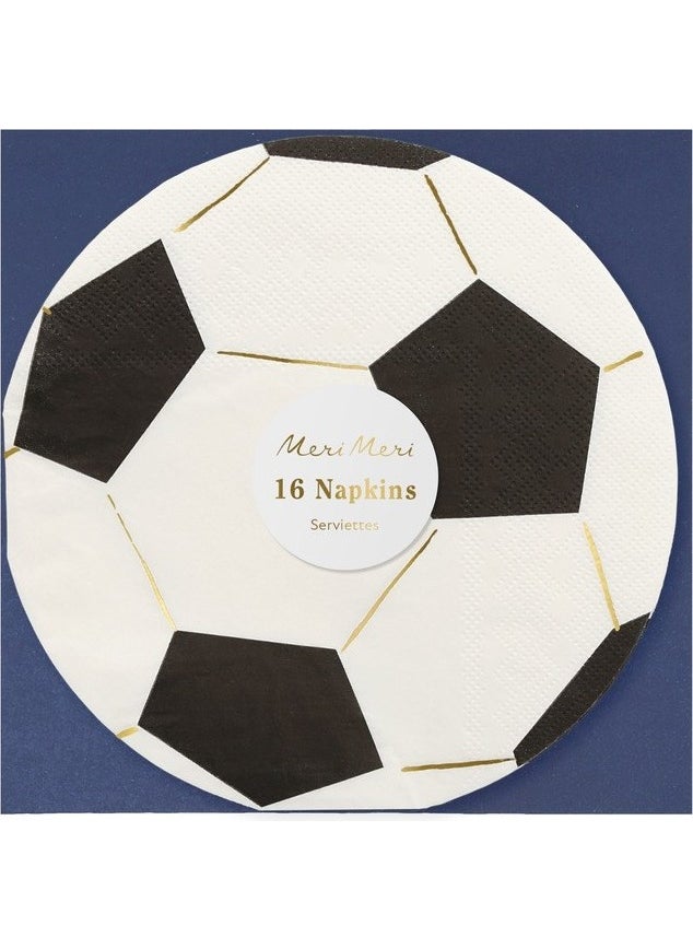 Meri Meri - Soccer Napkins - Football Napkins - 16pcs  - Image 3