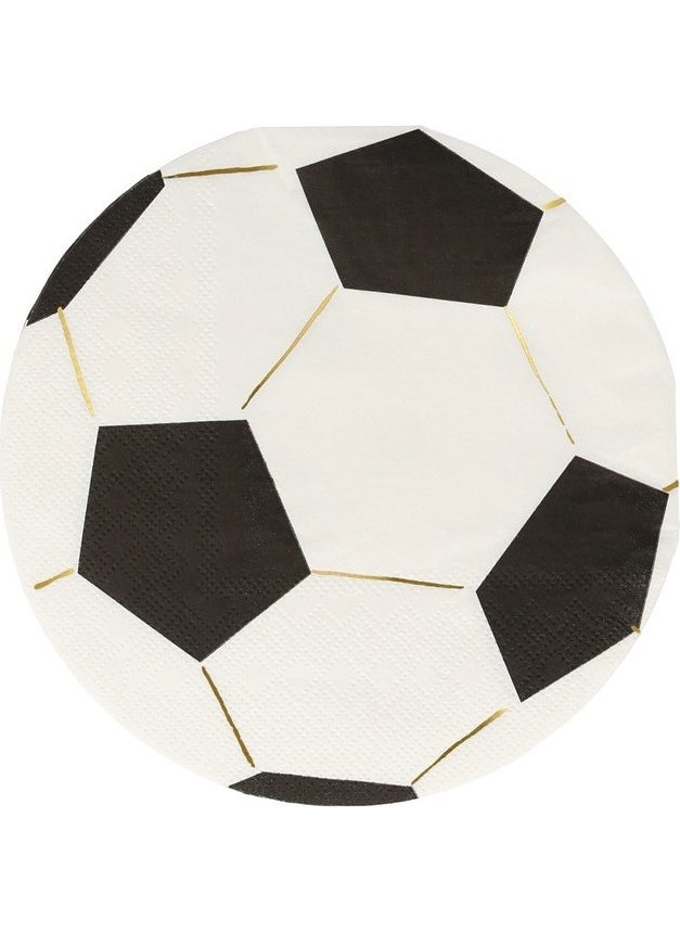 Meri Meri - Soccer Napkins - Football Napkins - 16pcs  - Image 1
