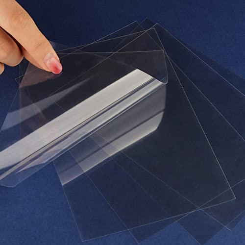 CYFUN DESIGN Heat Resistant Clear Acetate Sheets for Making Shaker Windows 50PCS/Set Transparent Plastic Sheets for DIY Scrapbooking Handmade Shaker Cards Album Photo Frame Accessories 4.3x6.3inch 0.005" Thickness - Image 5