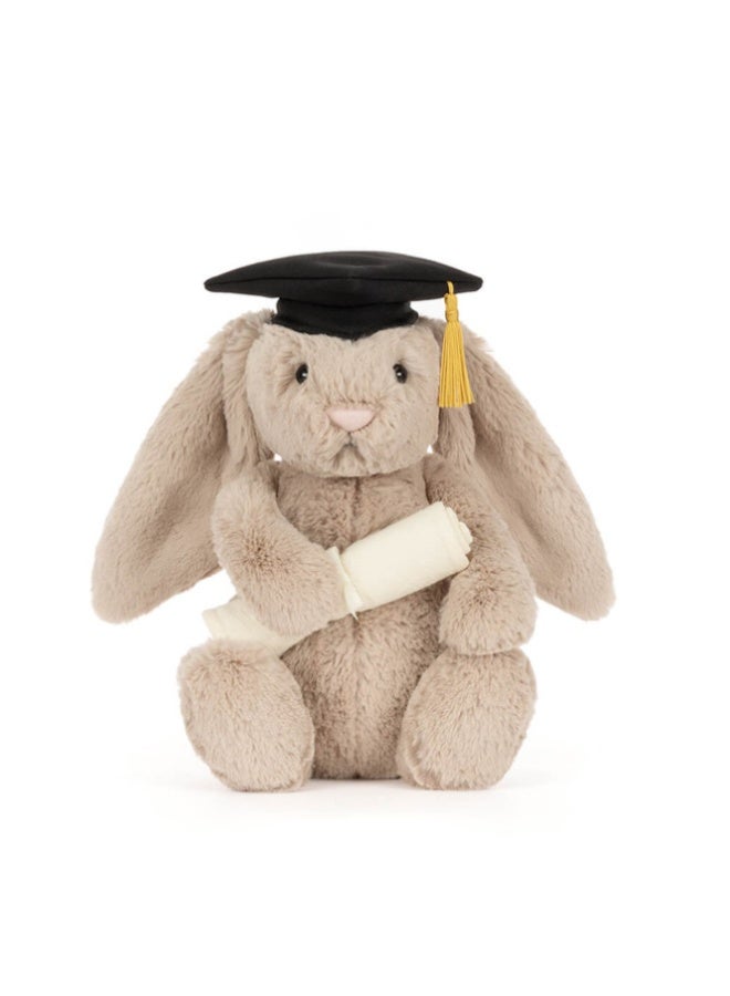 Bashful Bunny Graduation Edition — Exquisitely Soft, Delightful to the Touch — Your Premier Choice for Graduation Gifts - Image 1