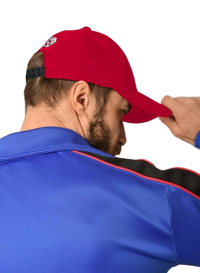 LEOTUDE Men's Red Embroidedered Cap - Image 2