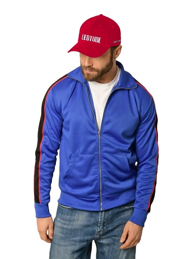 LEOTUDE Men's Red Embroidedered Cap - Image 5